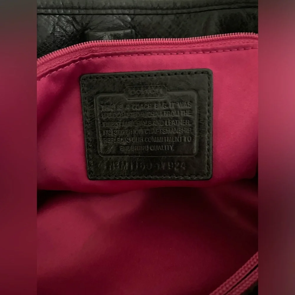 Vintage Coach Poppy collection genuine leather handbag purse ~ - Picture 11 of 16